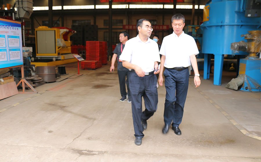 山東省鑄造協(xié)會張江秘書長到公司考察調(diào)研
