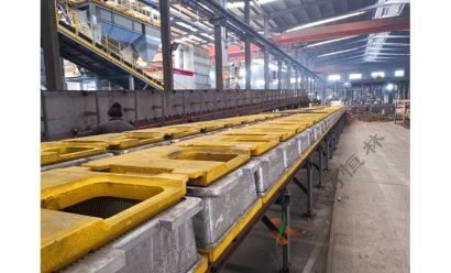 水平分型自動化造型生產(chǎn)線