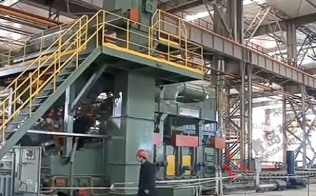 徐工集團融申公司QXY2200鋼板預處理線