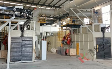 臨工華偉重特Q3810懸鏈通過(guò)式拋丸機(jī)