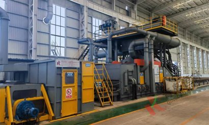 鋼材預處理生產(chǎn)線