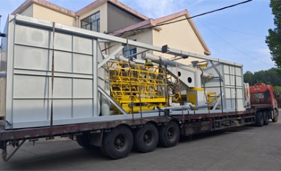 青島恒林工業(yè)集團(tuán)發(fā)中國航天上海精密研究所樹脂砂生產(chǎn)線第1車