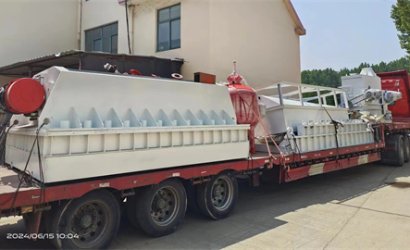 青島恒林工業(yè)集團(tuán)發(fā)三一重工樹脂砂自動化造型線貨第11車