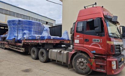 青島恒林工業(yè)集團(tuán)發(fā)出口俄羅斯樹脂砂生產(chǎn)線單機(jī)—直徑4500mm翻轉(zhuǎn)起模機(jī)一套