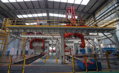 青島恒林工業(yè)集團(tuán)承接陜西中興新材料科技公司V法造型線及拋丸清理項(xiàng)目