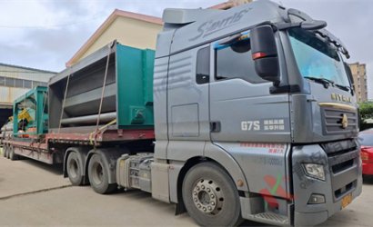 青島恒林工業(yè)集團(tuán)發(fā)湖北合創(chuàng)重工QXY5000鋼板預(yù)處理線第2車