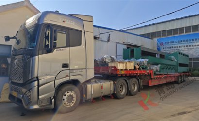 青島恒林工業(yè)集團(tuán)發(fā)湖北合創(chuàng)重工QXY5000鋼板預(yù)處理線第3車