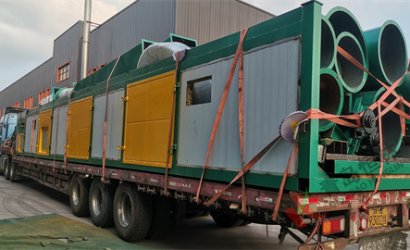 青島恒林工業(yè)集團(tuán)發(fā)湖北合創(chuàng)重工QXY5000鋼板預(yù)處理線第6車