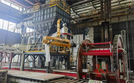 三一重工水玻璃砂自動(dòng)化造型線