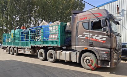 青島恒林工業(yè)集團(tuán)發(fā)俄羅斯樹脂砂生產(chǎn)線第3車