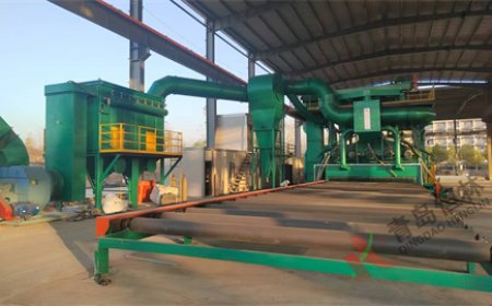 湖北合創(chuàng)重工QXY5000鋼板預(yù)處理線