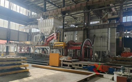 湖州三一重工水玻璃砂自動(dòng)化造型線