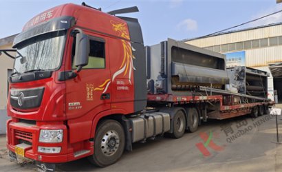 青島恒林工業(yè)集團發(fā)湖北合創(chuàng)二噴二涂噴砂漆房設備第5車，河南南陽鋼鐵追加Q6938鋼板線第二條線第3車