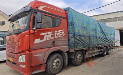 青島恒林工業(yè)集團發(fā)湖北合創(chuàng)二噴二涂噴砂漆房設(shè)備第10車；發(fā)南陽漢冶特鋼第6車，用于中厚板的表面處理