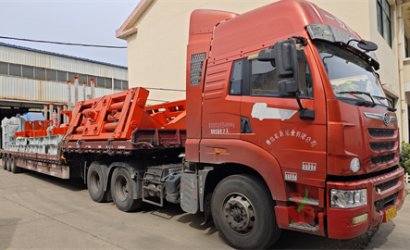 青島恒林工業(yè)集團(tuán)發(fā)湖北三峽泵業(yè)樹脂砂造型線第5車