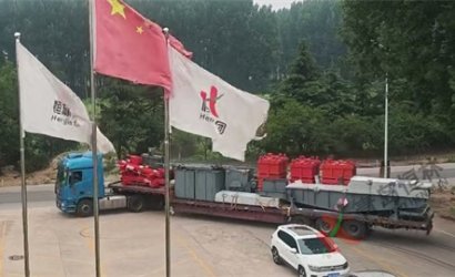 青島恒林工業(yè)集團(tuán)發(fā)河北遠(yuǎn)大閥門智能化蠟?zāi)＞G色鑄造開放式埋殼澆注線第2車