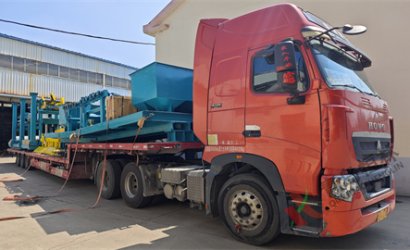 青島恒林工業(yè)集團(tuán)發(fā)濟(jì)南某鑄造公司鐵模覆砂造型線第1車發(fā)貨