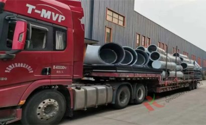 青島恒林工業(yè)集團(tuán)發(fā)河北遠(yuǎn)大閥門第7車，德普卡勒（中國(guó)）第8車、青島運(yùn)興V法造型線澆注除塵管道第19車