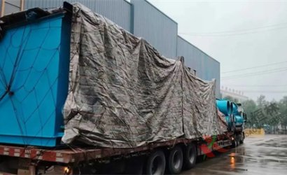 青島恒林工業(yè)集團發(fā)廣東韶關中頻爐環(huán)保除塵設備第1車