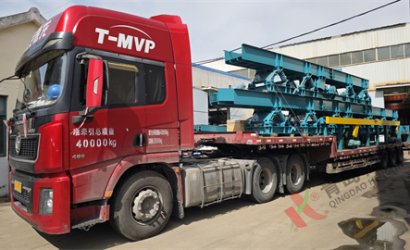 青島恒林工業(yè)集團(tuán)發(fā)山東祥瑞鐵模覆砂自動(dòng)化造型線第6車(chē)