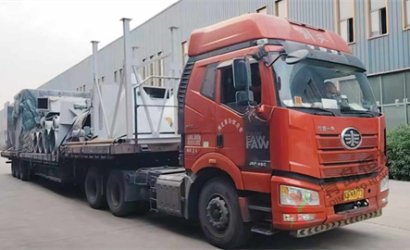 青島恒林工業(yè)集團發(fā)河北某公司Q3620臺車式拋噴丸清理機第2車