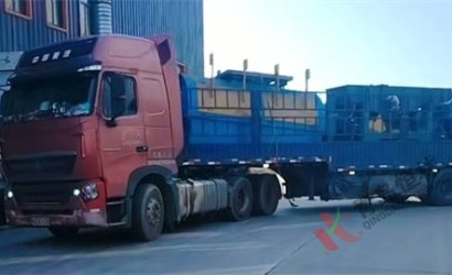 青島恒林工業(yè)集團發(fā)印度塔塔集團40噸/小時砂處理配900*760*350/350水平無箱造型線第2車